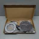 LBW Floor Grow Light with Stand for Large & Tall Indoor Plants, Full Spectrum Floor Plant Light, Auto On/Off Timer 6/8/12/16H, 5-Level Dimmable, Adjustable Height up to 68'' (Medium - 6.3" Diameter)