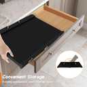Folding Noodle Board Stove Cover,Stove Top Covers for Electric Stove and Gas Burners,RV Stove Top Cover/Sink Cover - Tray for Kitchen Counter Space, 29.5"L x 22"W