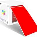 PARLAIM 3 X 5 Inch 250 Per Roll Rectangle Inventory Color Coding Labels,Roll Square Label Stickers for Home Red
