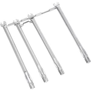 Spirit e330 Burner Tube Set for Weber Spirit 330, Spirit 335, Spirit 300 Series Grills with Front Mounted Control Knobs, 69787 Grill Burner Tubes, 18 Inch Grill Burner for Weber Spirit Grill Parts (15.25"-68948)