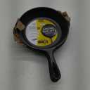 Lodge 8 Inch Cast Iron Pre-Seasoned Skillet  Signature Teardrop Handle - Use in the Oven, on the Stove, on the Grill, or Over a Campfire, Black