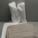 Four Dining Room Char Cushions and Beige Covers 17" x 16"