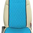 FH Group Car Seat Cushion  Neosupreme Single Front Seat Cover with Front Pockets, Airbag Compatible, Universal Fit Car Seat Cushion for Driver or Passenger Seat, SUV, Truck, Sedan & Van  Aqua