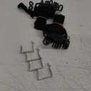 Perfect Curve CapRack | Over-The-Door Hat Organizer for Baseball Caps | 2 Straps, Holds 18-36 Adjustable Caps | Black