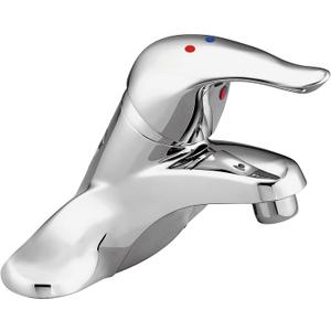 Moen Chateau Chrome Single Handle Bathroom Faucet Without Drain Assembly, L4605