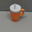 Infantino My 1st Tumbler, Silicone Sippy Cup with Straw & Handle, Spill-Resistant Baby Cup for On-the-Go, BPA-Free Transition Bottle, Creamsicle (9 Ounces)