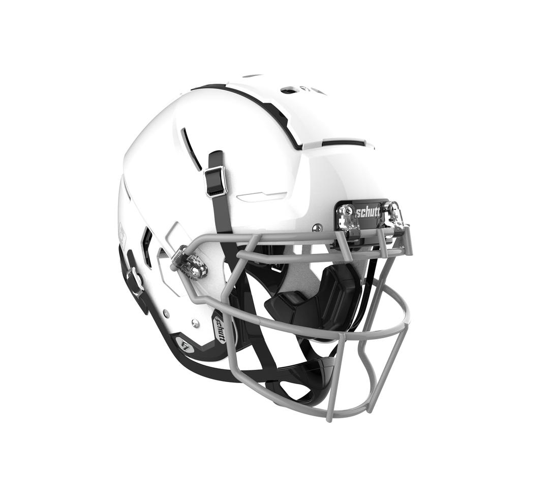 Schutt Youth F7 LX1 Football Helmet, Carbon Steel Facemask Attached, XL