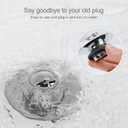 LEKEYE Shower Drain Hair Catcher | Bathtub Stopper/Shower Drain Cover/Drain Protector for Bathtub and Bathroom