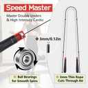 Jump Rope with Ball Bearings, 3mm Steel Speed Rope for Double Unders, Tangle-Free 9.2 Ft Adjustable Lightweight Skipping Rope for Cardio, Fitness, and Weight Loss Speed Jumping Rope perfect for Men ,Women & Kids