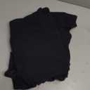 Amazon Essentials Men's Slim-Fit Short-Sleeve Cotton Pique Polo Shirt, Black, Large