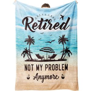 GiltGlimmer Retirement Gifts for Women Men, Retirement Blanket Gifts, Coworker Leaving Gifts, Farewell Going Away Gifts, Retirement Gifts for Colleagues, Friends, Teachers, Nurses, Doctor, Boss