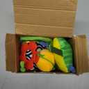 Baby Toys 0-6 6-12 Months, Stuffed Animal Infant Tummy Time Toys Sensory Toys with Crinkle, Rattles, Textures and Mirror Gifts for Newborn Boy Girls Toddlers, Caterpillar Musical Toy (Green)