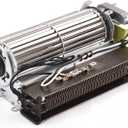 Replacement Fireplace Fan Blower and Heating Element for Twinstar Electric Fireplace, Wood Burning Stove, Blower with Heather Element for Twin Star 28E05, 28E05R, TS-001, 23EF010GAA Electric Fireplace