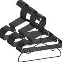 Black Aluminum Hangers, 12.6 Inch Kids Baby Hanger, Sturdy Metal Kids Hanger for Wardrobe, Space Saving Toddler Hangers (30 pcs)