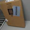 Mayfair Bennett Toilet Seat with Matte Black Hinges, Slow Close Wood Seat, Secure Metal Hinges, Easy Install, Made in USA, Round, White