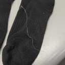 Gildan Men's Polyester Half Cushion Crew Socks (12 Pairs) (Black)