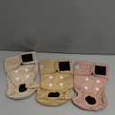 Paw Legend Washable Reusable Female Dog Period Diapers for Heat Doggie Puppy Diapers for Female Dogs, 3 Pack, X-Small, (8"-11.5" Waist), Solid