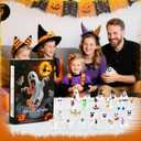 2 x Halloween Ghost Advent Calendar 2025,24 Day Halloween Countdown Calendar with 24Pcs Collectible Ghost for Kids Boys Girls Teens,Boo Basket Stuffers,Ghost Ornaments Decorations Gifts