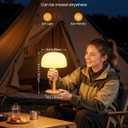 IP65 Shower Lamp Waterproof, 7500mAh Rechargeable Shower Lights for Inside Shower, 18 Colors Cordless Shower Light, Stepless Dimming LED Table Lamp for Bathroom Bathtub Patio Outdoor