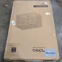 Feandrea 48 Inch Heavy Duty Dog Crate, Metal Escape Proof Dog Kennel with Double Doors and Convenient Feeding Door, Removable Tray, Easy to Clean, XXL Dog Crate for Large and Medium Dogs, Black