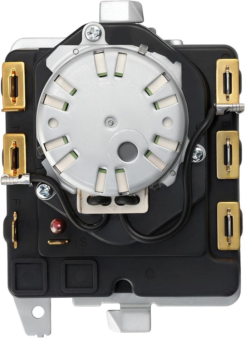 WE04X25281 Dryer Timer Compatible with GE Hotpoint Dryers GTD33GASK0WW GTD33GASK1WW GTD33PASK0WW GTX22GASK0WW, Replaces 4383816 AP5999223 PS11731277 EAP11731277 PD00045461
