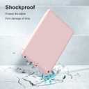 Case for iPad 9.7 inch 6th/5th Generation, Trifold Stand Smart Auto Sleep/Wake Cover, Lightweight Soft TPU Case with Pencil Holder for iPad 9.7" 2018/2017, Pink