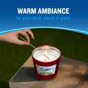 Cutter Candle, 17 Ounces, Outdoor Candle Made with Real Citronella Oil and Cornmint Oil Reduces The Presence of Mosquitoes with A Light, Fragrant Citronella and Mint Scent, 6 Pack