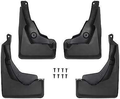 Powerty Custom Fit for Mud Flaps Toyota RAV4 2025 2024 2023 2022 2021 2020 2019 Splash Guards Molded Front and Rear Fender Cover Black ABS 4Pcs Set Hybrid Accessories (Not Fit for 2021 RAV4 Prime)