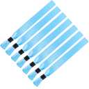 Cloth Event Wristbands Without Logo Light Blue 92PCS