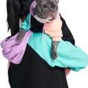 Spark Paws Human Hoodie - Premium Quality, Buttery Soft, Superior Comfort and Fit, Calming Fleece Interior, Suitable for All Styles  Cyber Color Block - M