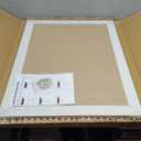 Frame 15x21 White 1.25 Inch Flat, Wood Composite MDF Wall Decor Picture & Poster Frame