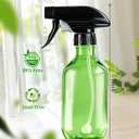 2 Pack 360 10oz Spray Bottles with Adjustable Spray Nozzles Green | 360 Inverted Spray Nozzle, Gravity Ball Designed for Cleaning Crack & Crevice, Leak-proof and Pressure-Resistant Design