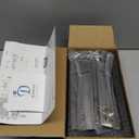 Dontay Pocket Door Handle and Edge Pull, Narrow Modern Rectangular Keyed Entry Function, Recessed Sliding Door Hardware for 1 3/8 to 2 3/16 Thickness Door (Privacy Lock, Brushed Nickel, 1 Pack)