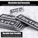 12 PCS Magnetic Tool Box Labels, Toolbox Labels Magnetic, General Tool Box Organize Accessories, Reusable Tags for Steel Toolboxes, Carts, Drawers, Cabinets & Workshop Storage (Red)