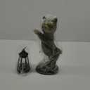 Nacome Solar Cat Outdoor Statues for Garden: Outside Decor with Lantern Clearance for Yard Art Lawn Ornaments Porch Patio Balcony - Gifts for Grandma Mom Women