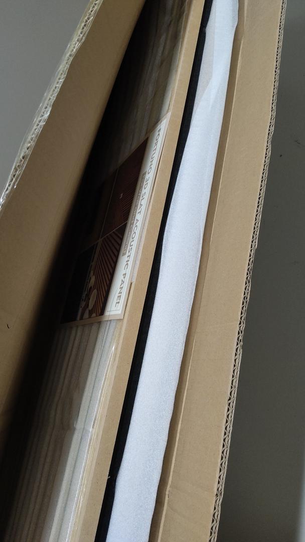 FORTUNO 2 Pcs Wood Panels for Wall and Ceiling - Decorative Fluted Slat Wall Paneling, Sound Absorbing Acoustic Panels for Studio, Living Room, 47.2"11.8", White Oak : Musical Instruments