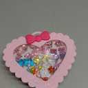 Elesa Miracle 28pcs Children Kids Little Girl Shiny Clip-on Earrings and Adjustable Jewelry Rings in Box, Girl Pretend Play Earrings and Dress up Rings