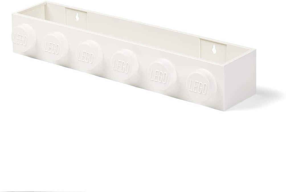 Room Copenhagen, Lego Book Rack - Decorative Floating Shelf Storage - White