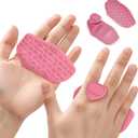 3 x HUAFA Anti-Slip Workout Grips, Gym Grips Weight Lifting Grips Pads, Ergonomics Weight Lifting Gloves for Men Women Deadlift, Fitness Training and Exercise, Gym Grips Pads for Palm Protection