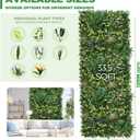 40x120 in (33.5 Sqft) Artificial Boxwood Greenery Grass Wall Roll