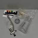 Raincovo Foam Cannon for Pressure Washer, Snow Clear Foam Cannon Dual Connector Accessories, Power Washer Soap Attachment for Car Wash, Stainless Steel Filter, 5 Nozzle Tips with Holder