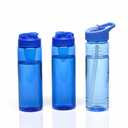 Water Bottle with Flip-Top Lid, 24oz, (Pack of 3) 
