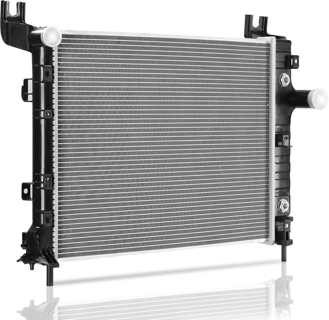 DWVO Complete Radiator Compatible with 2000-2004 Dodge Dakota, Compatible with 2000-2004 Durango 2.5L 3.9L 4.7L 5.2L 5.9 V6 V8 DWRD1016