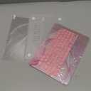 B BELK Compatible with MacBook Air 13 inch Case 2026 2025 2024-2022 M5 M4 M3 M2 A3449 A3240 A3113 A2681, Plastic Hard Shell for MacBook Air 13.6 inch Case+Keyboard Cover+Screen Protector, Pink Marble