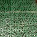 15 Pcs 15.7 x 15.7 in Heavy Duty Ground Protection Mats Drive on Lawn Grid, Heavyweight Drain Interlocking Non-Slip Floor Mat, 6613 lb Load for Gravel Grid Permeable Pavers (Green)