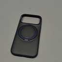 TORRAS 360 Magnetic Stand for iPhone 17 Pro Case, Ostand 3.0 [Fit for MagSafe][4X Mil-Grade Shockproof] Rotatable Kickstand Protective Cover, Camera Control Button, Translucent Deep Blue, O3 Fitness