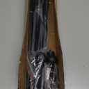 Curtain Rods for windows 32-62 inch, 5/8 inch Decorative Matte Black Splicing Heavy Duty Metal Curtain Rod set with Brackets