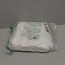 Barossa Design Waffle Weave Fabric Shower Curtain Hotel Spa Luxury - White Heavyweight Curtains for Bathroom with Cloth Pique Pattern, Water Repellent, 71 x 72 Inches Shower Decorative