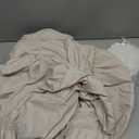 Mengersi Bed Canopy for Girls,Ruffled Canopy Bed Curtains Kids Canopy for Girls Room,Hanging Canopy Princess Play Tent for Reading Nook Play Room Decor (Ivory)