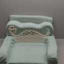 YACODAVO 2-in-1 Toddler Couch Fold Out, Foldable Kids Sofa, Kids Chairs Comfy, Gift for Boys, Gift for Birthday, Children's Day, Green Dinosaur